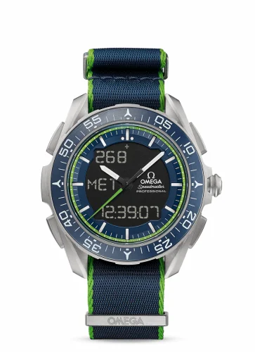 Omega Skywalker X-33 Titanium / Blue / Nato / Solar Impulse 318.92.45.79.03.001 (31892457903001)